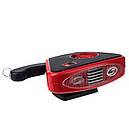 Тепловентилятор автомобільний з діодами 12V 150W/180W обігрів/охолодження + 1,9 м кабель Elegant, фото 3