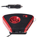 Тепловентилятор автомобільний з діодами 12V 150W/180W обігрів/охолодження + 1,9 м кабель Elegant, фото 5