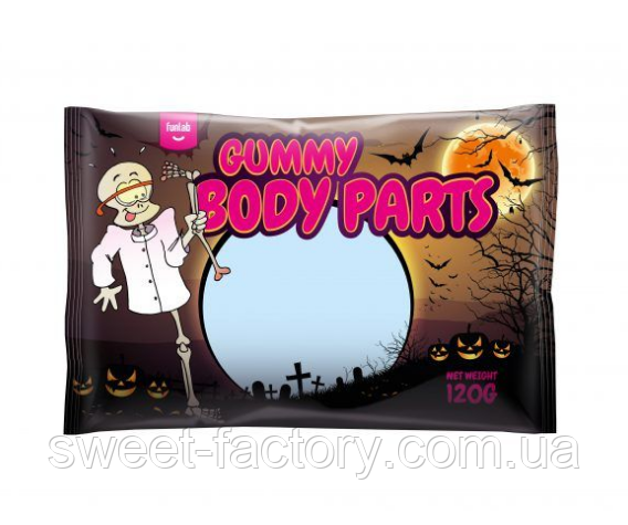 Funlab Halloween Gummy Body Parts 120g УЦЕНКА, фото 1