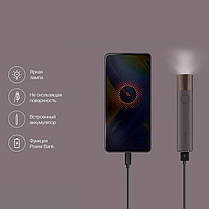 Xiaomi (OR) Solove X3s Portable Flashlight + Power Bank 3000mAh Purple (Ліхтарик з повербанком), фото 2