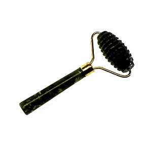 Масажер нефрит валик їжачок (11х5,5х2см)