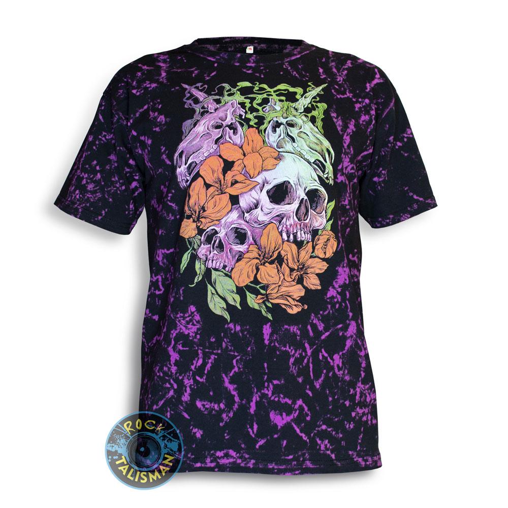 Футболка SKULLS AND FLOWERS full print