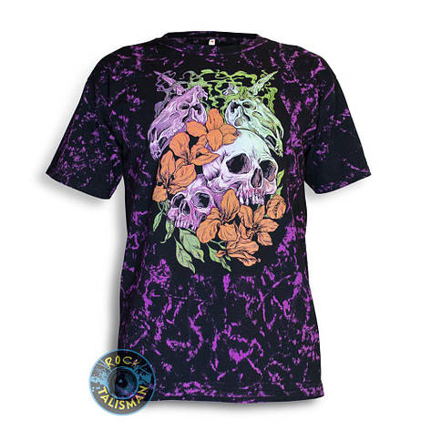 Футболка SKULLS AND FLOWERS full print, фото 1