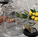 Чайник заварювальний скляний 950 мл Edenberg EB-19043 / Чайник - заварник для заварки чаю термоскло, фото 6