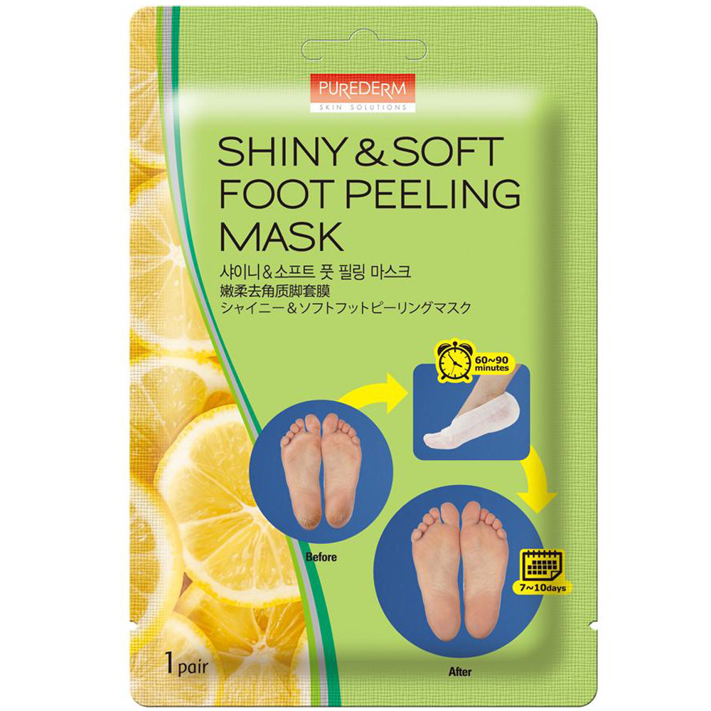 Пілінг шкарпетки для ніг Purederm Shiny & Soft Foot Peeling Mask 1 пара
