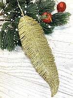 Лист папороті золотий (10 штук), фото 6