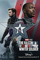 Постер плакат "Сокіл Та Зимовий Солдат (Зірки І Смужки) / The Falcon and the Winter Soldier (Stars and Stripes)" 61x91.5см