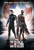 Постер плакат "Сокіл Та Зимовий Солдат (Володіють Щитом) / The Falcon and the Winter Soldier (Wield The Shield)" 61x91.5см