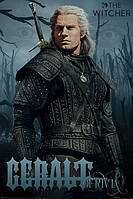 Постер плакат "Ведьмак (Геральт Из Ривии) / The Witcher (Geralt of Rivia)" 61x91.5см (ps-103263)