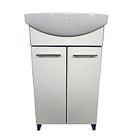 Тумба Mikola-M с умывальником пластиковая 2.0 Blue 50 см