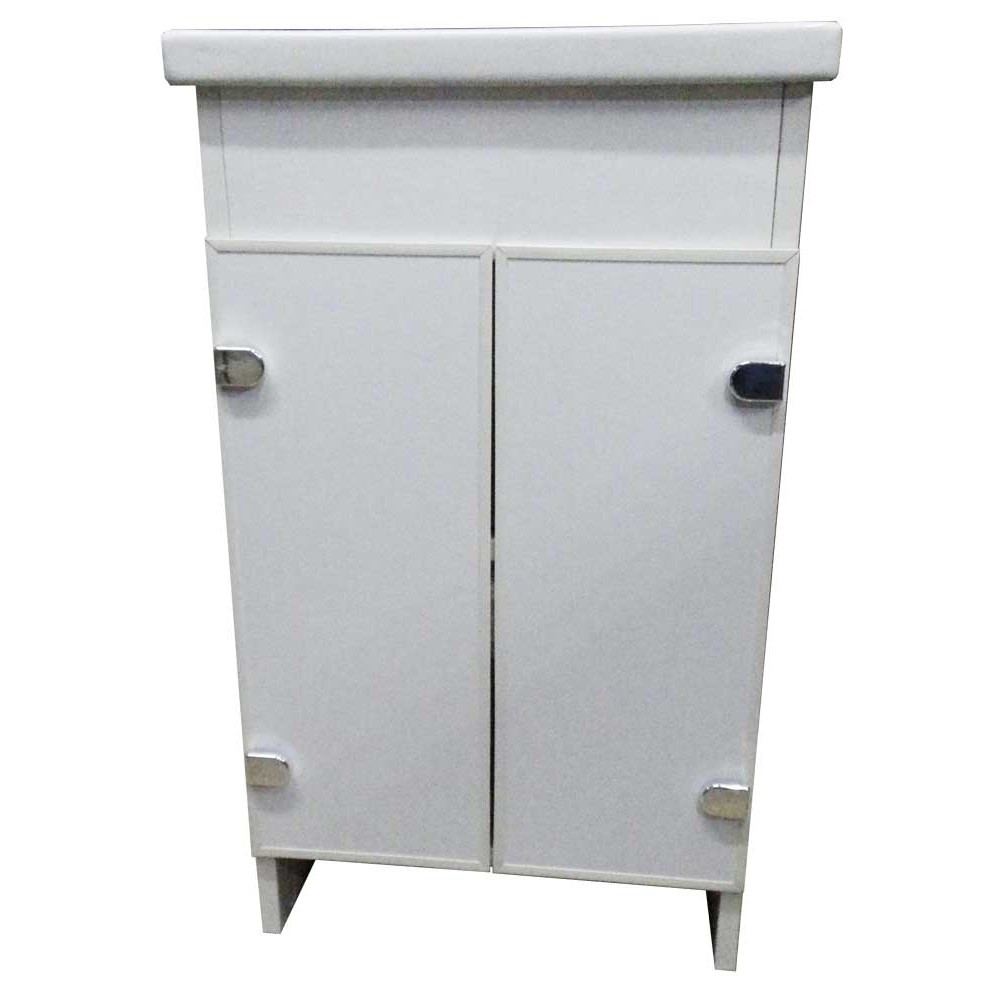 Тумба Mikola-M Eco Green light White з прямокутним умивальником 50 см