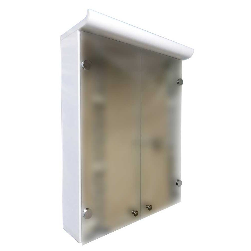 Дзеркало Mikola-M Eco green У-2 пластикове з полками 60 см