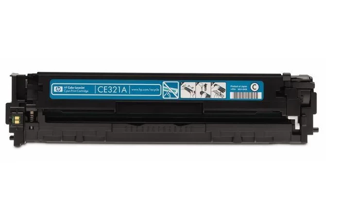 КАРТРИДЖ ОРИГИНАЛЬНЫЙ HP 128A Cyan (CE321A) С ЗАПРАВКОЙ