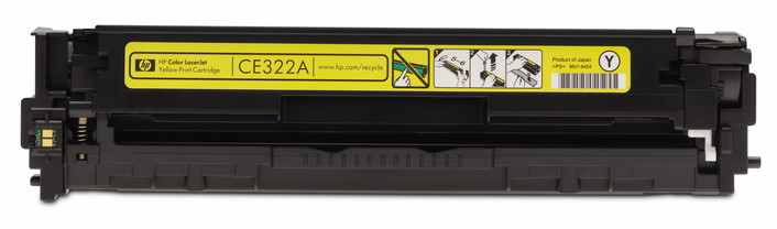 КАРТРИДЖ ОРІГІНАЛЬНИЙ HP 128A Yellow (CE322A) З ЗАПРЯВКОЮ