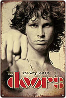 Металлическая табличка / постер "The Very Best Of The Doors" 20x30см (ms-003024)