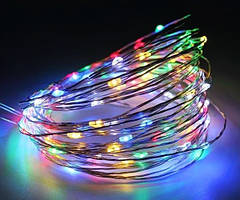 Гірлянда мідний дріт RD-7106 100LED 10 метрів RGB