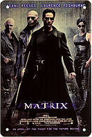 Металлическая табличка / постер "Матрица / The Matrix" 20x30см (ms-003165)