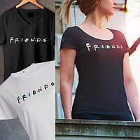 Футболка з принтом серіал Friends Друзі. Бавовна.