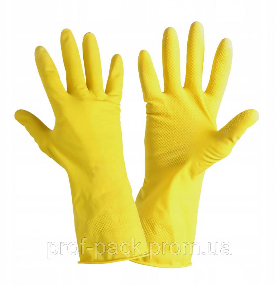 Перчатки Хозяйственные Pro, Жёлтые, L, 1 Пара/уп — Купить Недорого на ...