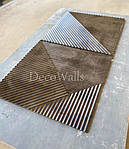 Гіпсові 3D-панель Hatch з ламінованим покриттям під бетон DecoWallsTM, фото 2