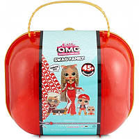 Игровой набор LOL Swag Family Семейный чемодан с куклами и аксессуарами