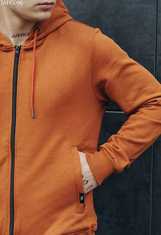 Толстовка Staff zip basic brown коричневый TAH0096, фото 2