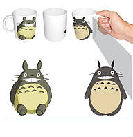 Чашка белая аниме Мой Сосед Тоторо (z0553)