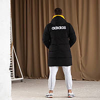 Зимова стильна куртка adidas з капюшоном | бирки