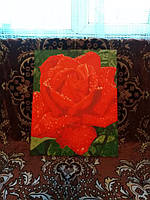 Готова робота Карабаник Вікторії Алмазна мозаїка Червона троянда
