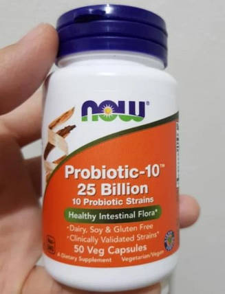 Пробіотики NOW Probiotic 25 Billion 50 капсул, фото 2