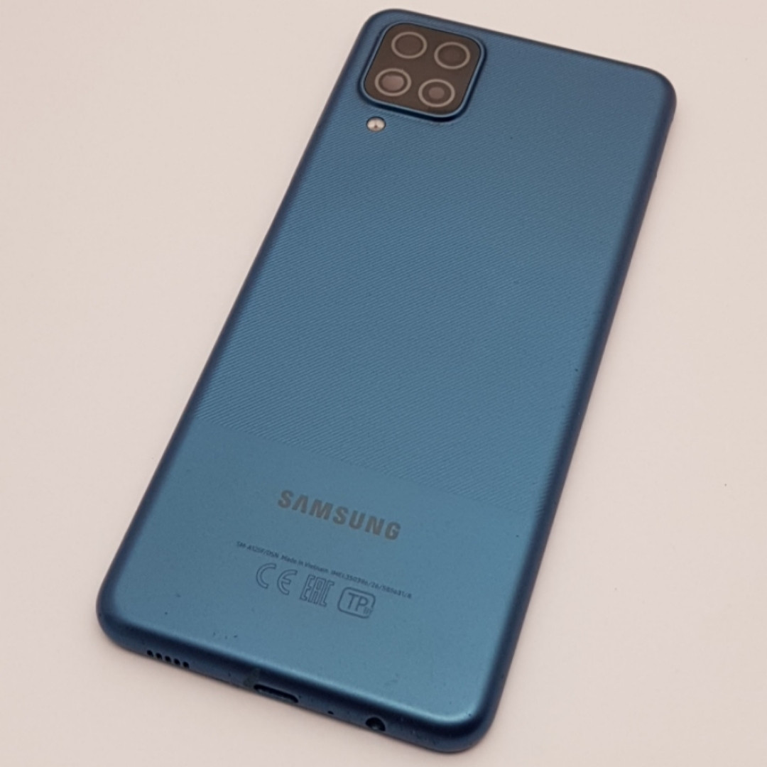 Кришка samsung a12 2020 (sm-a125f) синя сервісний оригінал з розборки