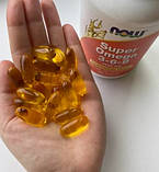 Жирні кислоти Omega 3-6-9 NOW Foods Super Omega 3-6-9 1200 mg 180 капс, фото 5