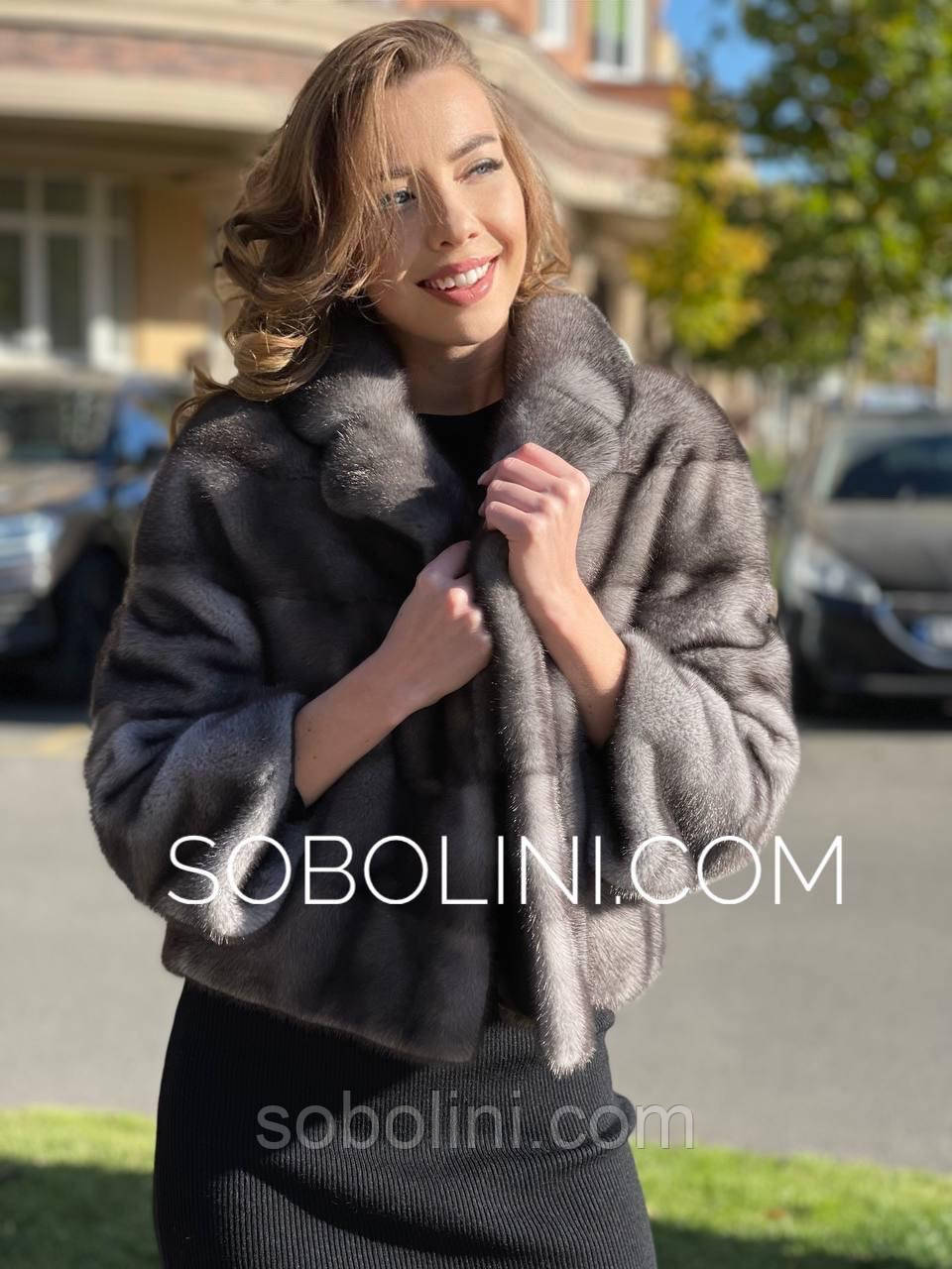 Кожушок автоледі з хутра норки, 42,44,46р, фото 1