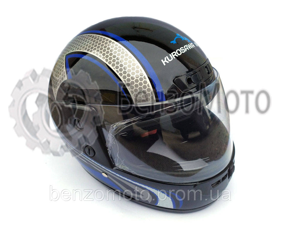Шлем черный (S/M/L) HF 101/501 Kurosawa M-T - фото 2 - id-p1496613276