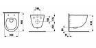 Укорочений безобідковий унітаз для маленьких санвузлів Laufen PRO, фото 3
