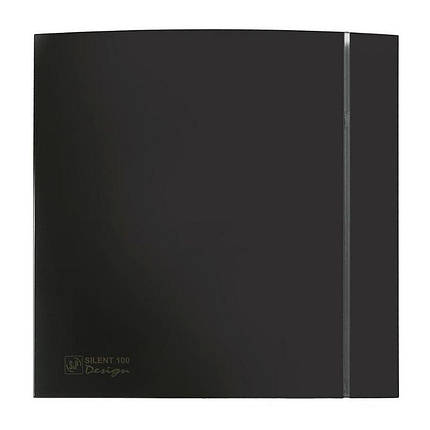 Витяжний вентилятор Soler&Palau SILENT-100 CHZ BLACK DESIGN-4C, фото 1