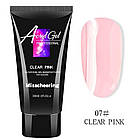 Полигель (акригель) AcrylGel Professional №09, CLEAR PINK, 30мл**