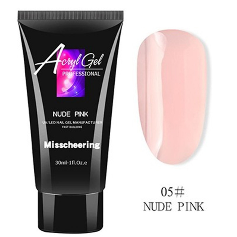 Полигель (акригель) AcrylGel Professional №05, NUDE PINK, 30мл**