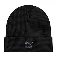 Шапка puma archive mid fit beanie цвет черный