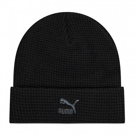 Шапка puma archive mid fit beanie колір чорний, фото 1