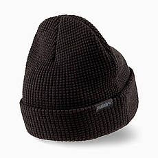 Шапка puma archive mid fit beanie колір чорний, фото 6