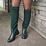 Шкіряні чоботи на низькому ходу, фото 6