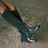 Шкіряні чоботи на низькому ходу, фото 7