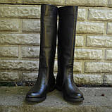 Шкіряні чоботи на низькому ходу, фото 3