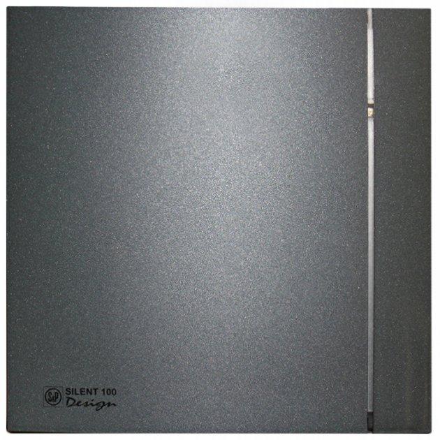 Витяжний вентилятор Soler&Palau SILENT-100 CHZ GREY DESIGN-4C