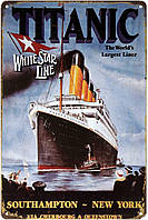 Металева табличка / постер "Титанік (Корабель Мрії) / Titanic (The Ship Of Dreams)" 20x30см (ms-00612)