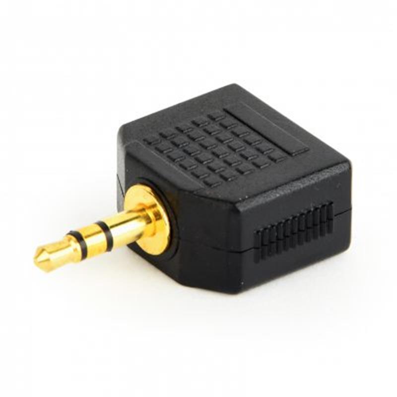 Адаптер Cablexpert (CCA-415A) 3.5 mm M - 2х3.5 mm F