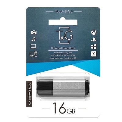 USB флешнакопичувач T&G метал серія 16 GB/TG121 (Гарантія 3года)
