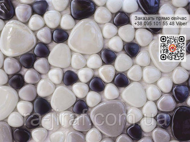 Картинка для 3D підлоги. Зображення камені 0004. Самоклеюча плівка для 3D наливної підлоги з фото малюнком. Теплий бежевий, фото 1