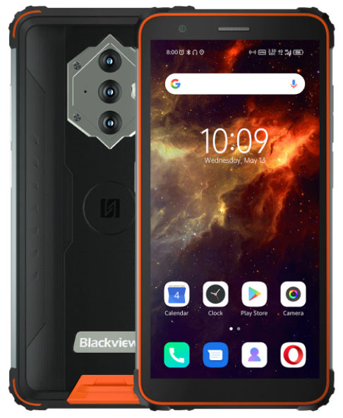 Blackview BV6600E 5.7" 4GB RAM 32GB ROM 8580мАч 13MP IP68 4G NFC Android11 Orange